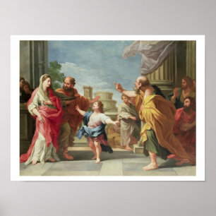 Poster T32126 Chrétien Preaching in the Temple