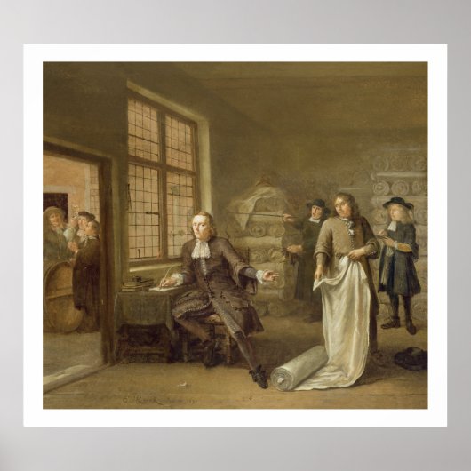 Poster T32334 L'acheteur chez le marchand de vêtements, 1 (Devant)