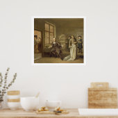 Poster T32334 L'acheteur chez le marchand de vêtements, 1 (Cuisine)