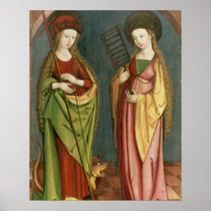 Poster T32982 St Margaret d'Antioch et de foi de St, c.15