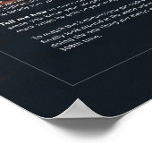 Poster T-38 Talon avec Tell Me Comment ode au vol (Coin)