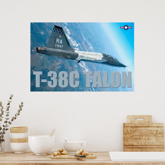 POSTER T-38C TALON (Cuisine)