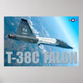 POSTER T-38C TALON (Devant)