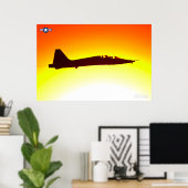 POSTER T-38C TALON (Bureau à domicile)
