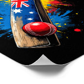 Poster T de cricket australien  (Coin)