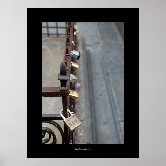 POSTER T-I A-M-O LOCKS OF LOVE (Devant)