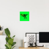 Poster T-Rex (Bureau à domicile)
