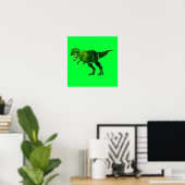 Poster T-Rex (Bureau à domicile)