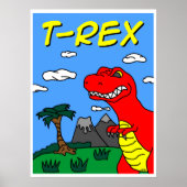 Poster T-Rex ! ! ! 24x32 Roar ! ! ! (Devant)