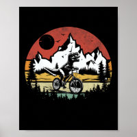 T-Rex à vélo cyclisme vintage montagne Dino T