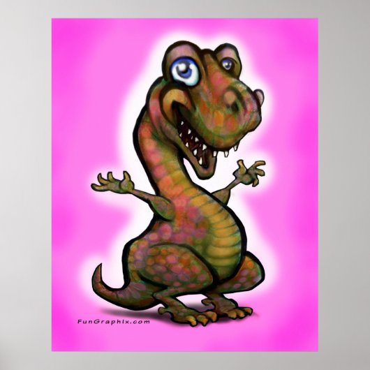 Poster T-Rex bébé (Devant)