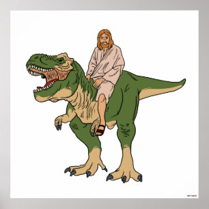 Poster T-Rex de Jésus