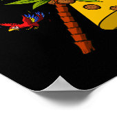 Poster T Rex Dinosaur Alien (Coin)