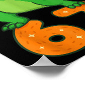 Poster T-rex Dinosaur Dabbing 67 Meme Six Seven Funny  (Coin)