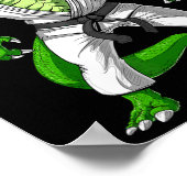 Poster T-rex Dinosaur Jiu-jitsu Judo Karate Taekwondo Mar (Coin)