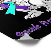 Poster T-rex Dinosaur Suicide Prevention Awareness Day Di (Coin)