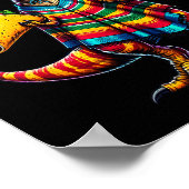 Poster T-rex Dinosaur Taco Lover Cinco De Mayo Sombrero P (Coin)