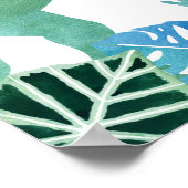 Poster T-Rex Dinosaur Végétale Anniversaire Bienvenue (Coin)