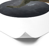 Poster T-Rex Dinosaure Balle d'épave (Coin)