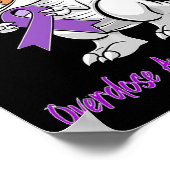 Poster T-rex Dinosaure Mois de sensibilisation à la surdo (Coin)