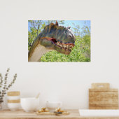 Poster T-Rex Dinosuar (Cuisine)