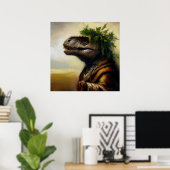 Poster T Rex Druid (Bureau à domicile)
