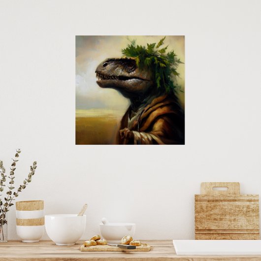 Poster T Rex Druid (Cuisine)