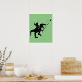 Poster T-rex et selfie bigfoot (Cuisine)