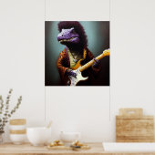 Poster T Rex Guitartist (Cuisine)