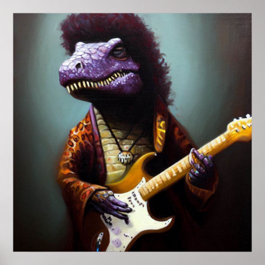 Poster T Rex Guitartist (Devant)