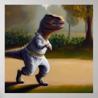 T Rex Jogging