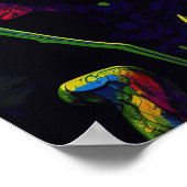 Poster T Rex Jurassique (Coin)