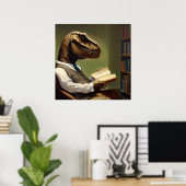 Poster T Rex Lecture (Bureau à domicile)
