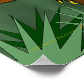 Poster T-Rex Tyrannosaurus Rex Cartoon Scare Dinosaur (Coin)