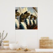 Poster T Rexs (Cuisine)