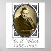 Poster T.S. Eliot (Devant)