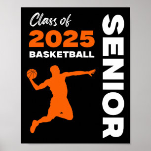 Poster T Seniors Basketball Sport Classe Terminale 2025 G