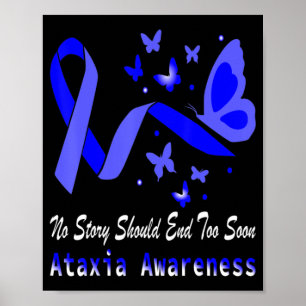 Poster T-Shirt75 Support pour papillon de sensibilisation