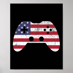 Poster T Shirt 14 Juillet Jeu Vidéo Gamer Enfants Garçons