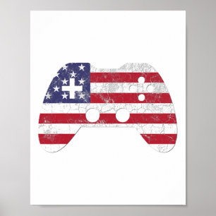 Poster T Shirt 14 Juillet Jeu Vidéo Gamer Enfants Garçons