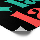 Poster T-shirt à conception Tygraphie de vacances festive (Coin)