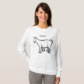 Poster T-shirt animal de chèvre Thunder_Cove (Devant entier)