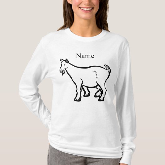 Poster T-shirt animal de chèvre Thunder_Cove (Devant)