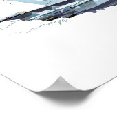 Poster T-shirt avion de dessin (Coin)