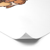 Poster T-shirt classique écureuil d'automne (Coin)