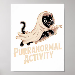 Poster T-Shirt classique Ghost Cat