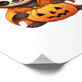 Poster T-shirt classique Halloween Slote Sloth (Coin)