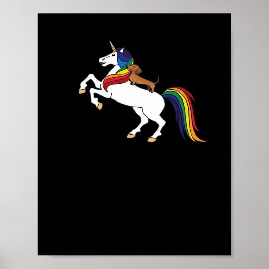 Poster T-Shirt Classique Teckel (Devant)
