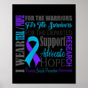 Poster T-shirt col V pour la prévention du suicide chez l