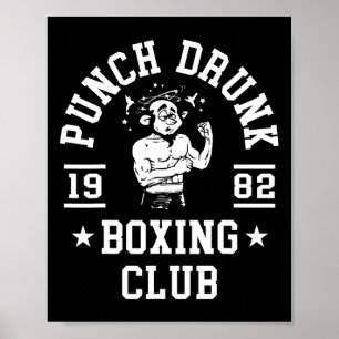 Poster T Shirt de boxe drôle pour boxeurs